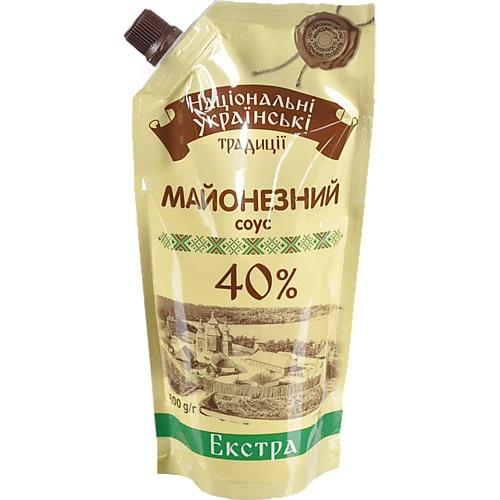Майонез «Екстра» 40% «Національні українські традиції» 300 г