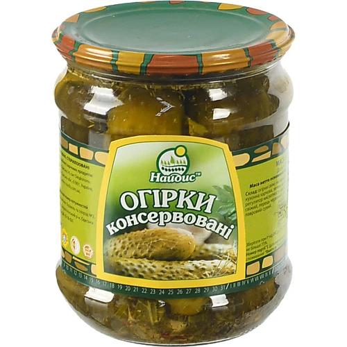 Огірки Найдіс 0.46г с.б скло
