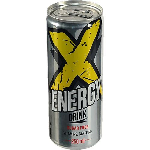 Напій енергетичний X ENERGY 0.25л sugar free з.б