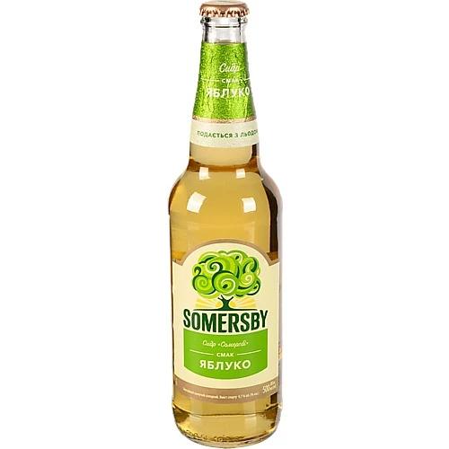 Сидр Somersby Яблуко 4.7% 0.5л
